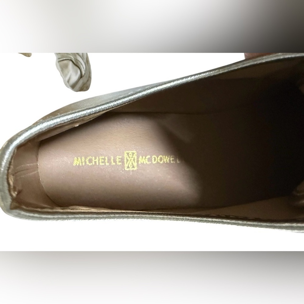 CRUZ GOLD ESPADRILLE SNEAKER BY MICHELLE MCDOWELL (NEW) - Picture 7 of 8